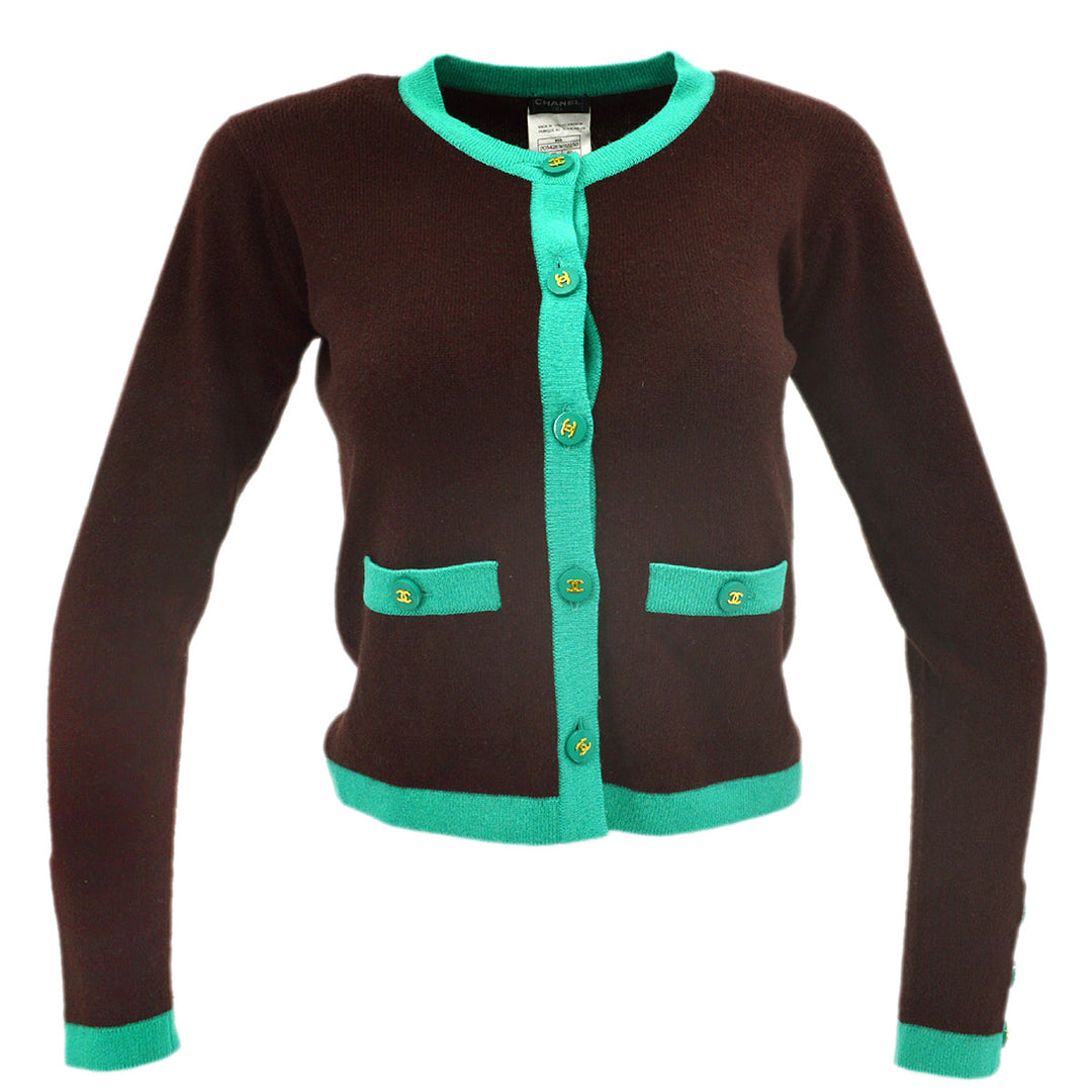 Top Quality Chanel Cardigan Brown 95A #40