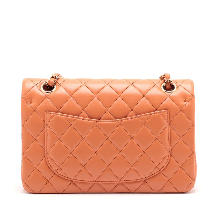 Top Quality Chanel Matrasse 23 Small  Double Flap Double Chain Bag Orange G  A01113