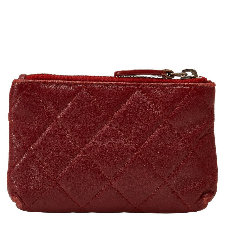 Top Quality Chanel Top Quality Chanel MATRASSE Coincase /Leather Wine Red  and Gentlemen
