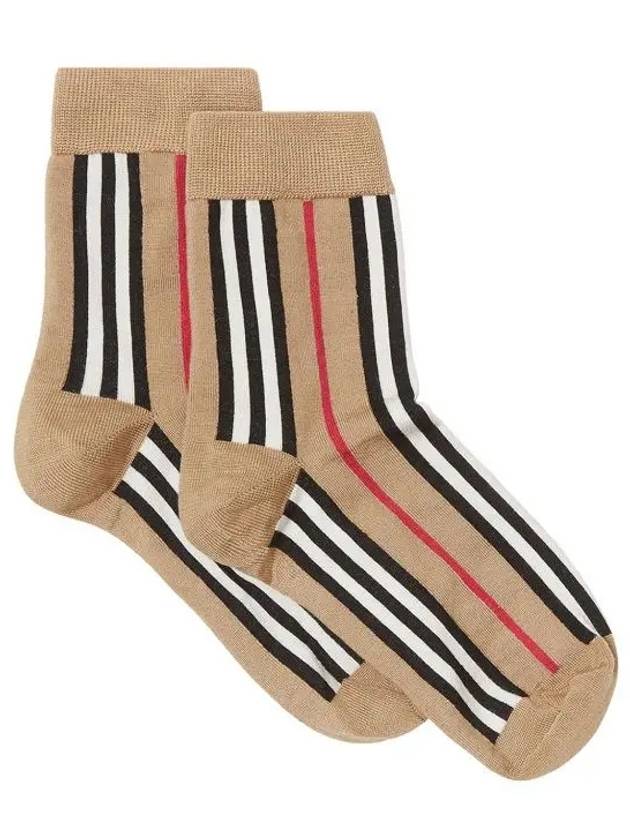 Burberry Icon Stripe Socks Brown