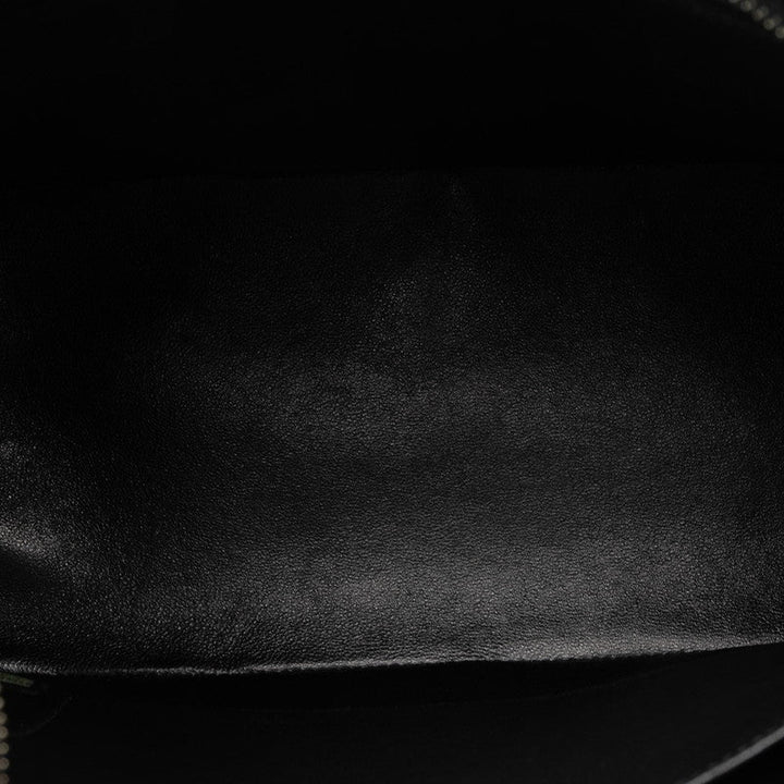 Top Quality Chanel Matrases Medallion   ilver  Tooth Bag Shoulder Bag Black Caviar S Leather  CHANEL