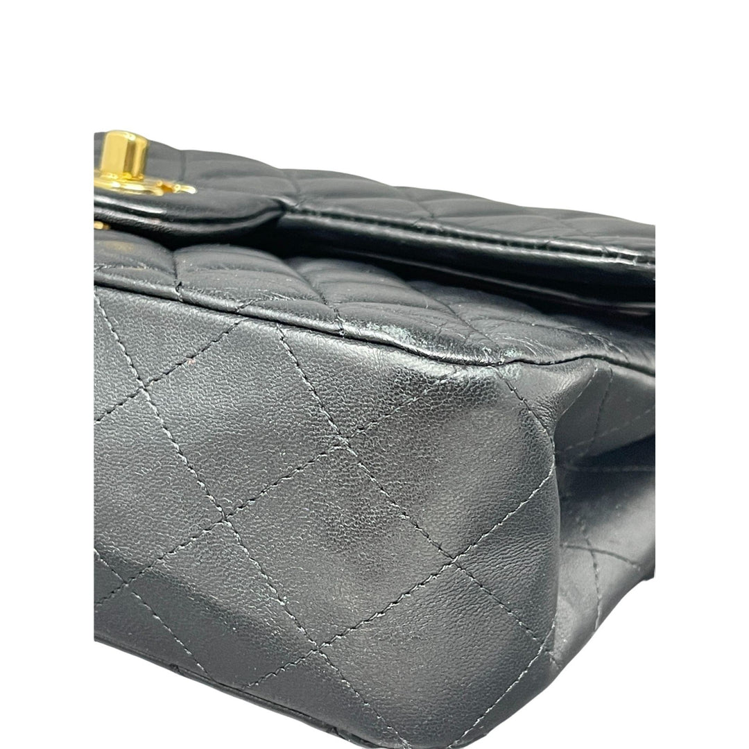 Top Quality Chanel Top Quality Chanel Classic Double New Bag Quilted Lambskin Small - Black