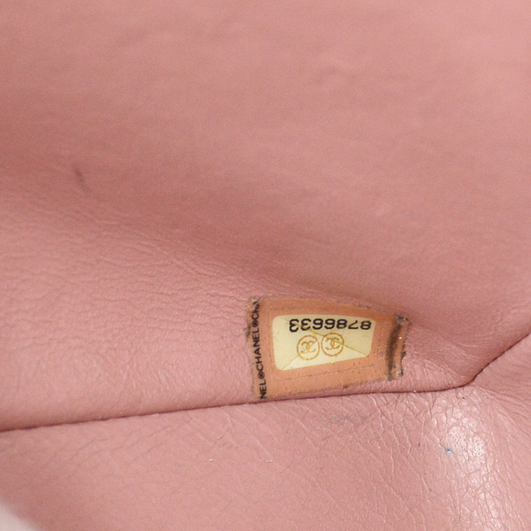 Top Quality Chanel 2003-2004 Pink Caviar Jumbo Classic Flap Shoulder Bag