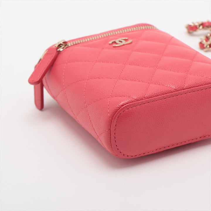 Top Quality Chanel Matrasse Caviar S Chain Shoulder Bag Pink G