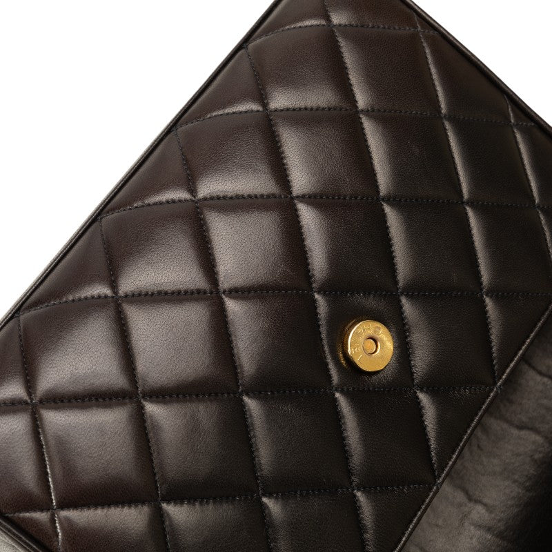 Top Quality Chanel Quilted Belt Bag Waist Bag Lambskin Black Ladies
