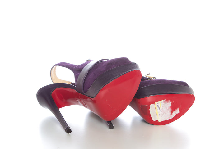 Christian Louboutin Purple Sandals SZ 35.5