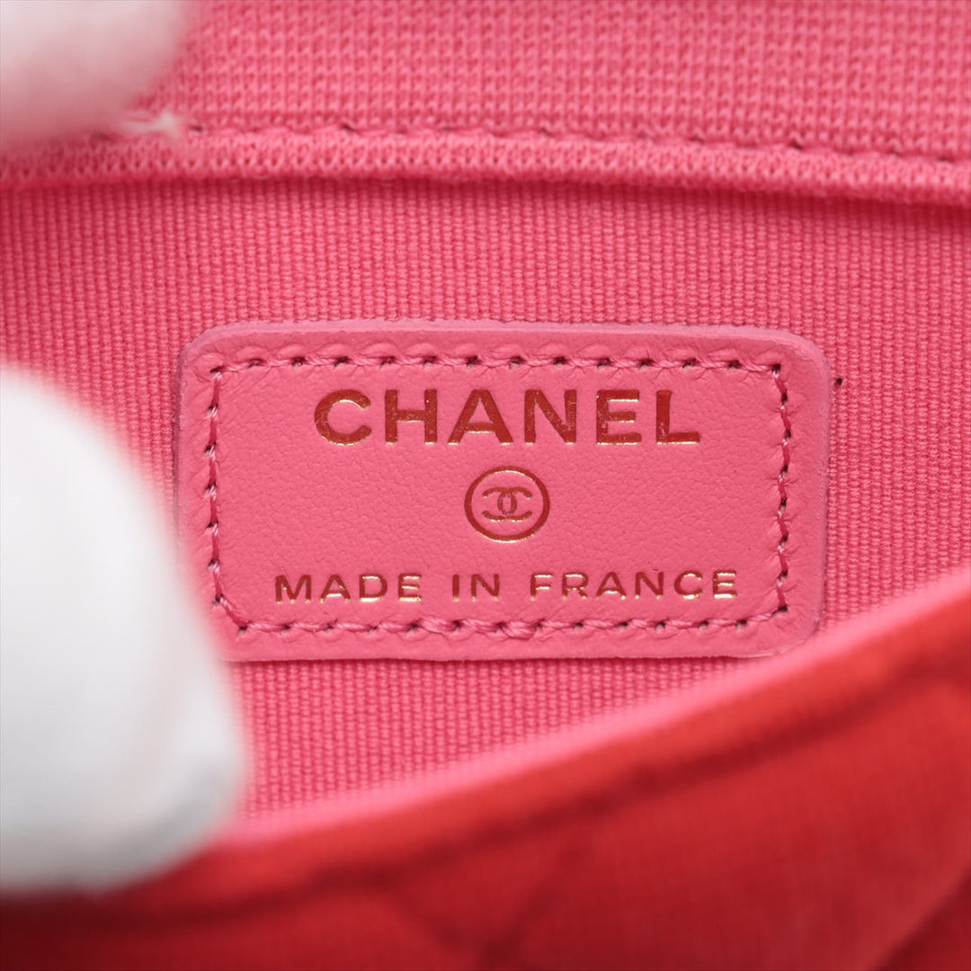 Top Quality Chanel Mini Matrasse Cotton Chain Shoulder Bag Red G  Nonevelty