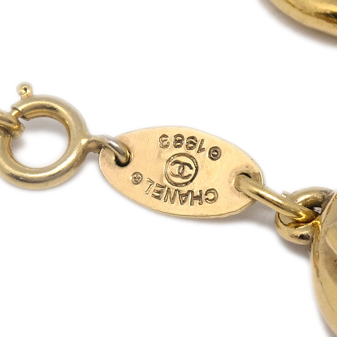 Top Quality Chanel Medallion Bracelet Gold 1983