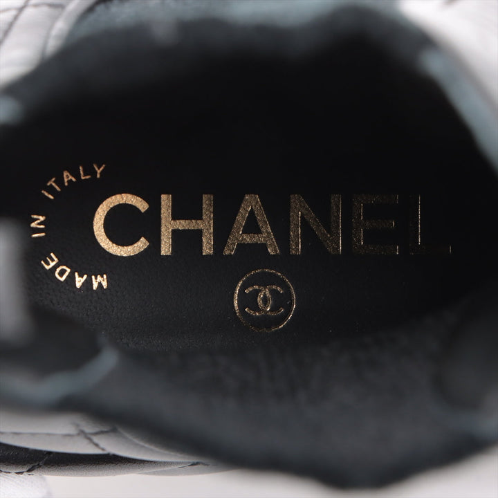 Top Quality Chanel Coco Leather X Fabric Sidewear 36  Black G45190 Matrasse