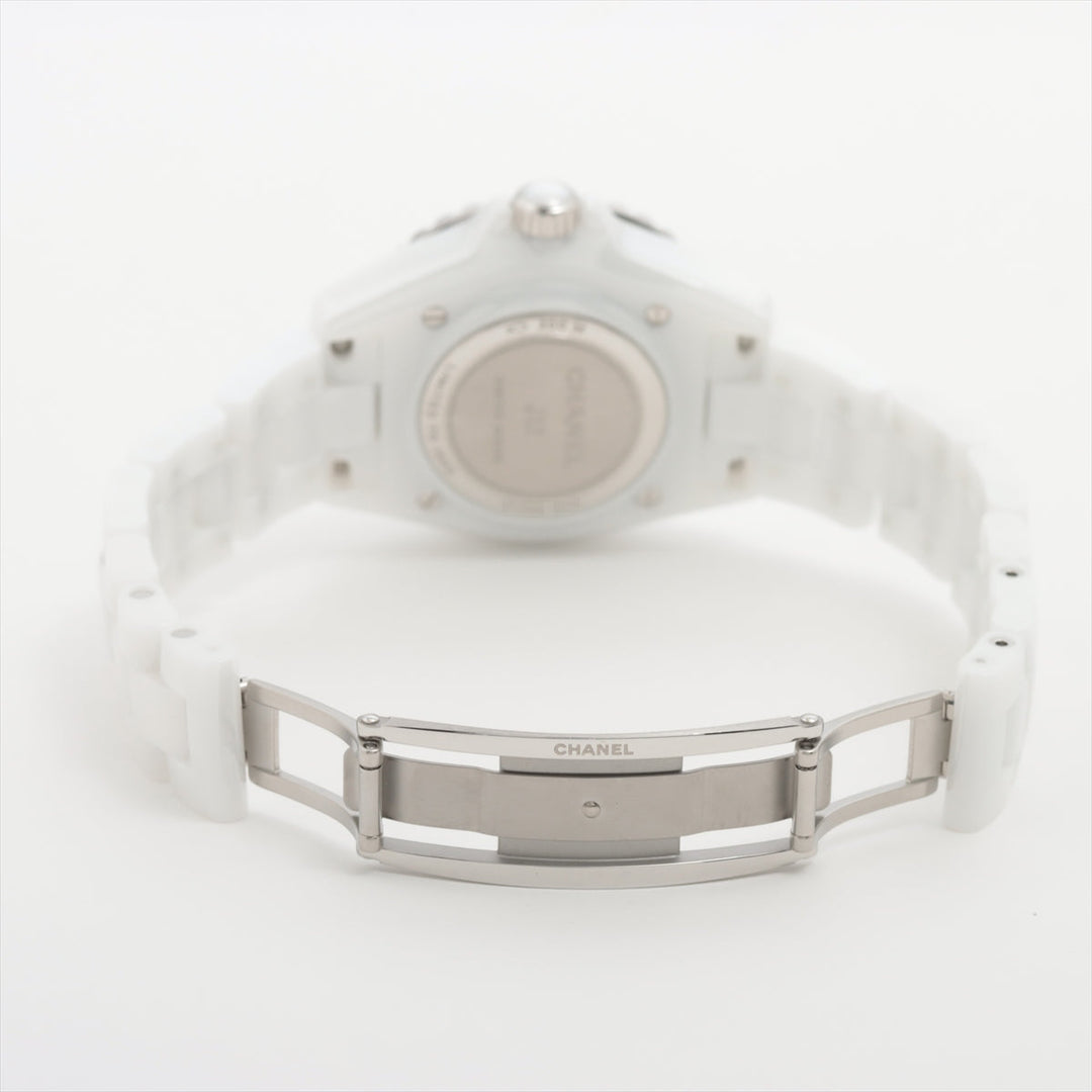 Top Quality Chanel J12 H6755 SSCE QZ White  2