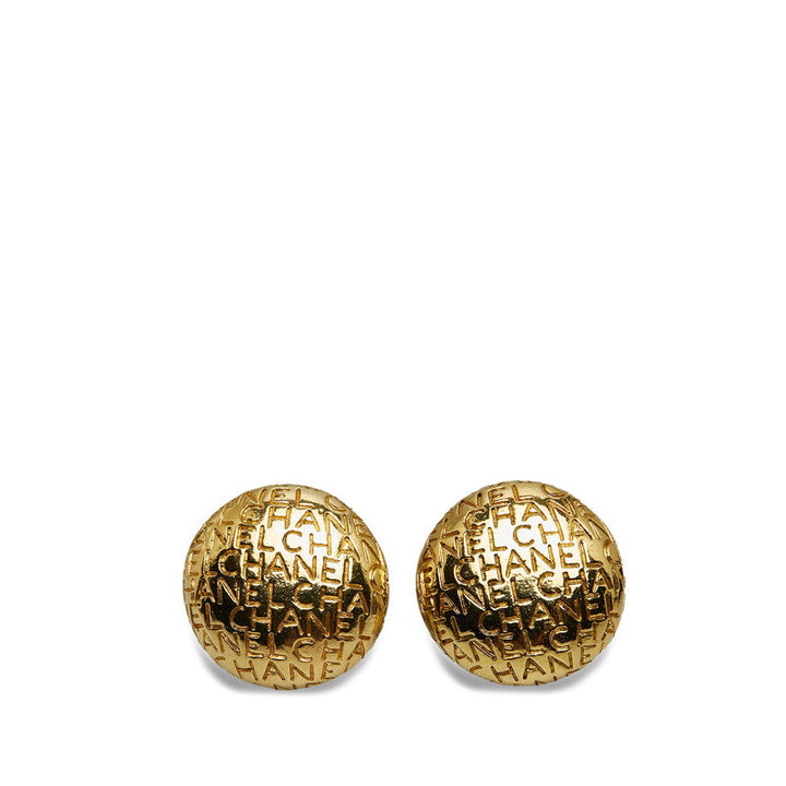 Top Quality Chanel Logo Earrings Gold  Ladies Chanel