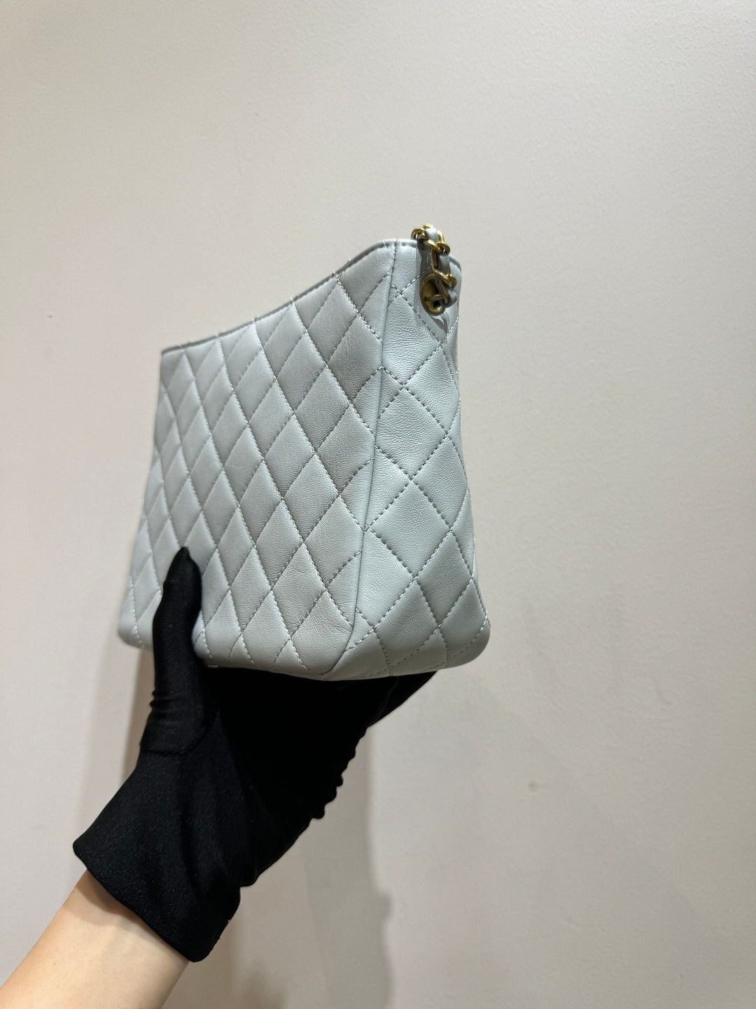 Top Quality Chanel hobo chip baby blue 108739