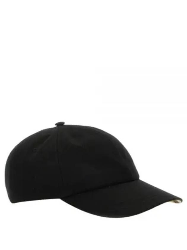 Burberry Check Lining Base Ball Cap Black