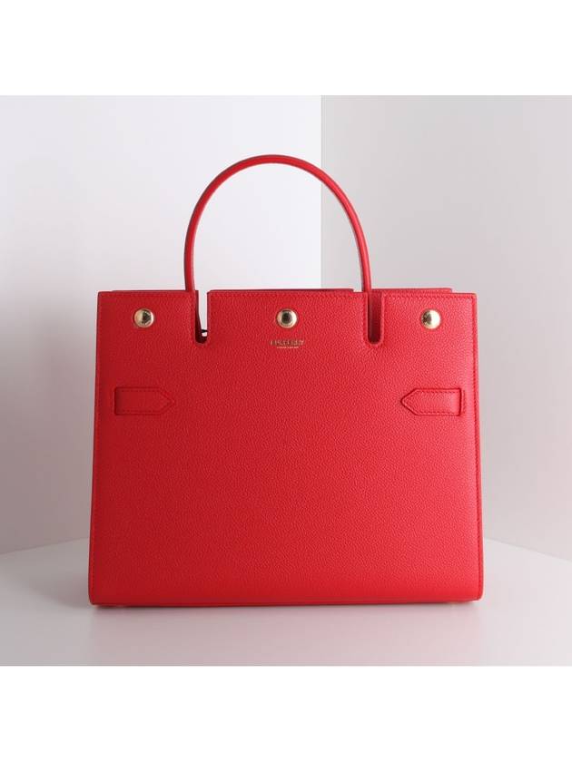 Burberry Small Title Tote Bag Red