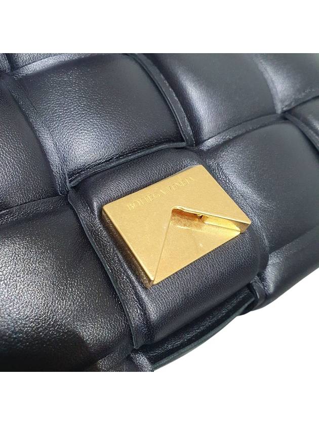 Bottega veneta 631421 Padded cassette gold chain shoulder bag