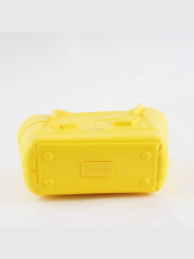 Bottega veneta Arco Mini Rubber Tote Bag Lemon