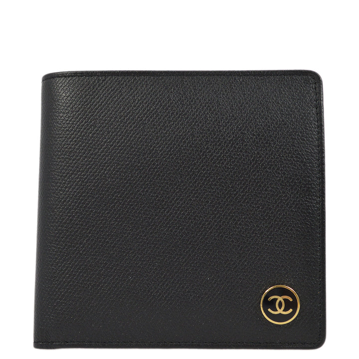Top Quality Chanel Bifold Wallet Purse Black Caviar