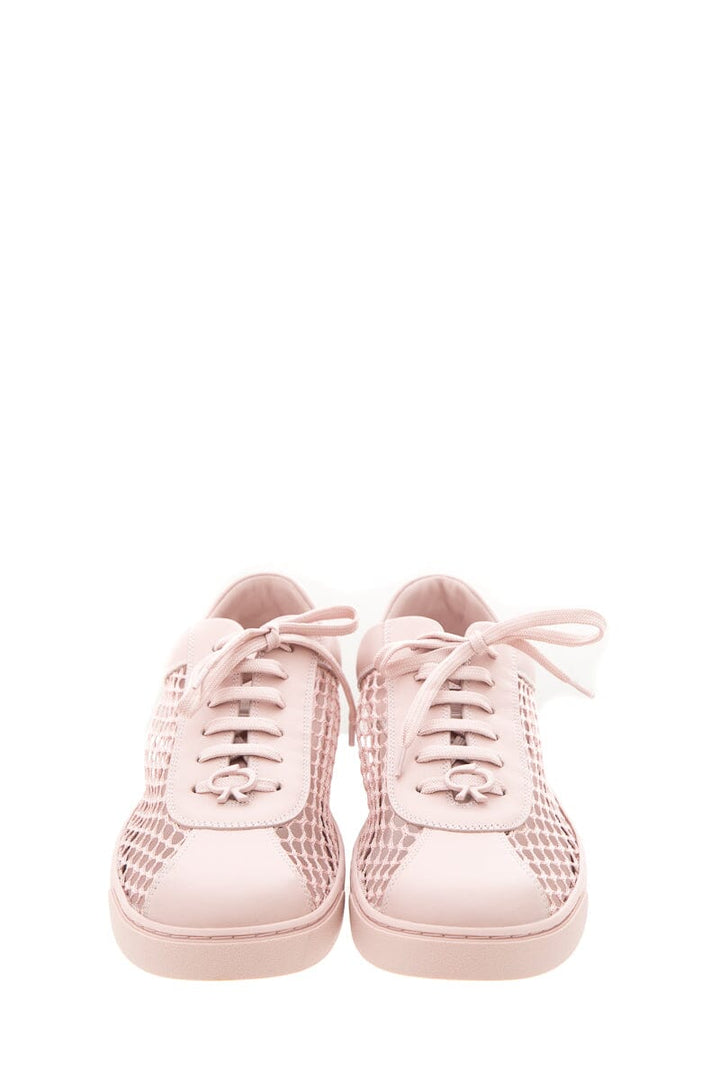Gianfranco Ferre HELENA Low Top Mesh Blush Sneakers SZ 41