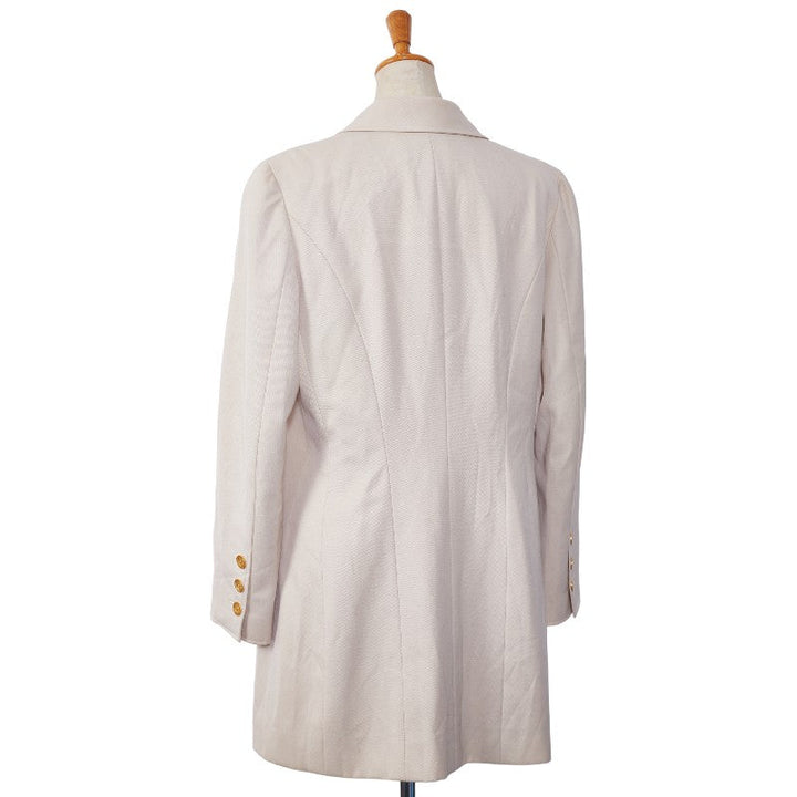 Top Quality Chanel Top Quality Chanel P07548V05526 Terrated Jacket Wool Beige