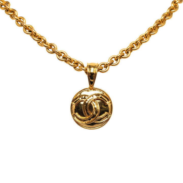 Top Quality Chanel Vintage Cocomark Round Collar Gold  Ladies Chanel