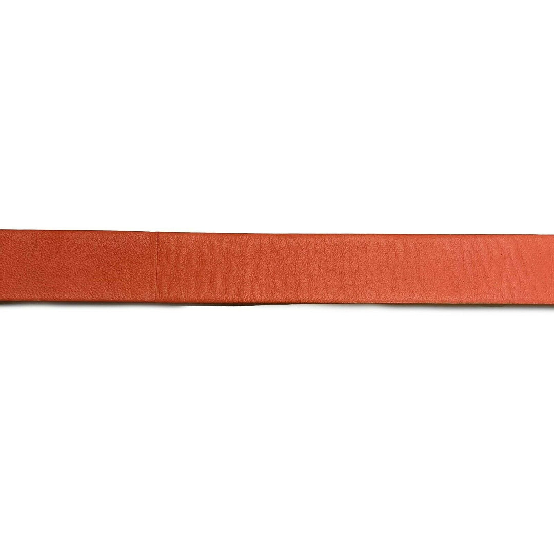 Chanel - 01P 2001 Spring Vintage Leather Belt -Salmon / Gold 80 / 32