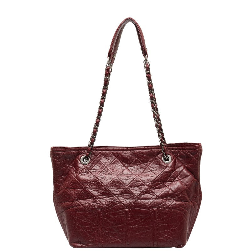 Top Quality Chanel Big Coca-Cola Chain Tortoise Bag Wine Red  Leather  Chanel
