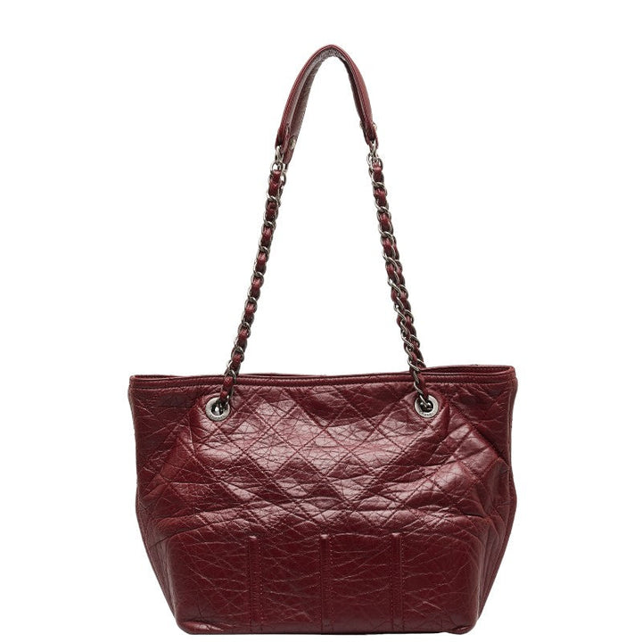 Top Quality Chanel Big Coca-Cola Chain Tortoise Bag Wine Red  Leather  Chanel