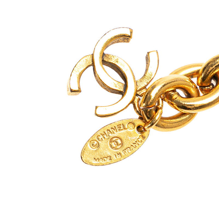 Top Quality Chanel Matelasse Coco Mark Chain Belt Gold
