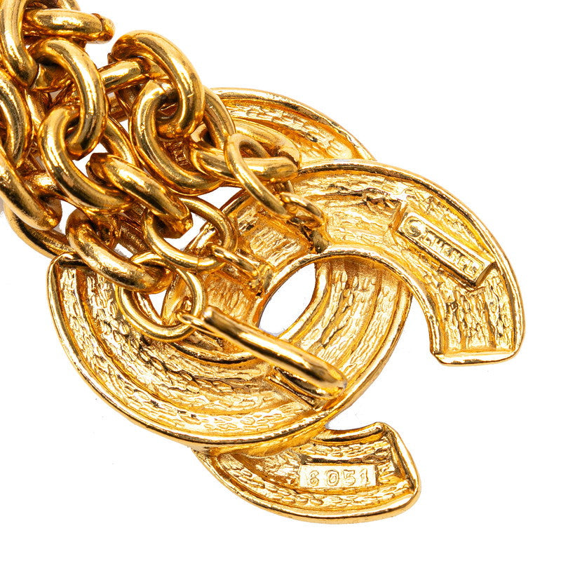 Top Quality Chanel Matelasse Coco Mark Chain Belt Gold