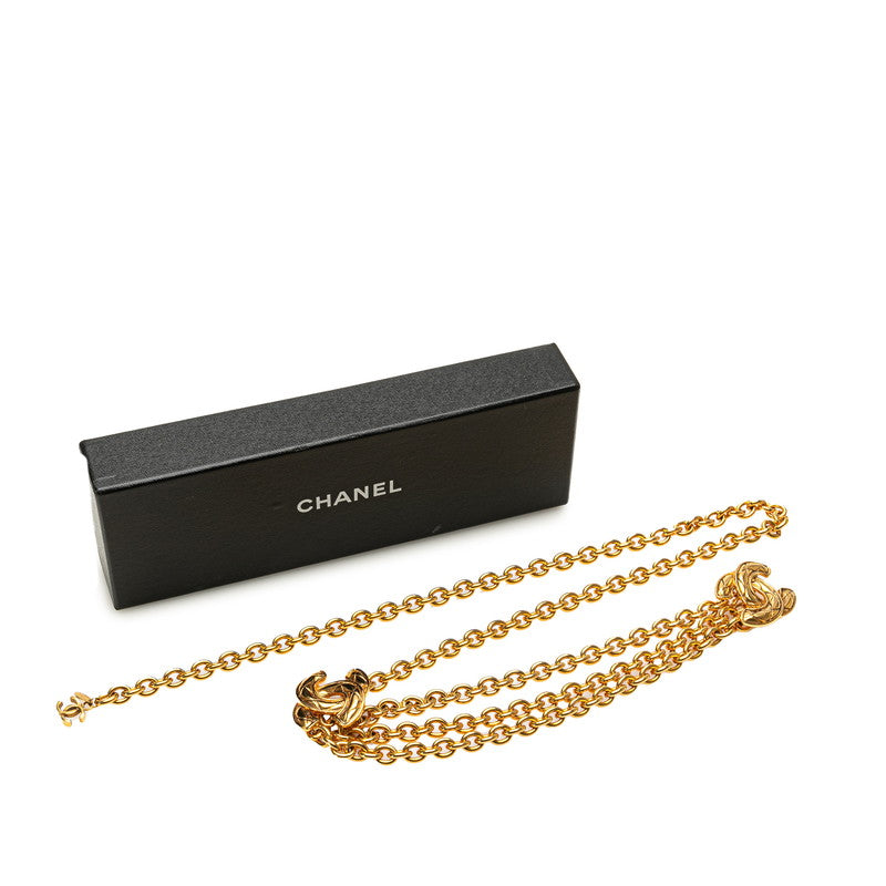 Top Quality Chanel Matelasse Coco Mark Chain Belt Gold