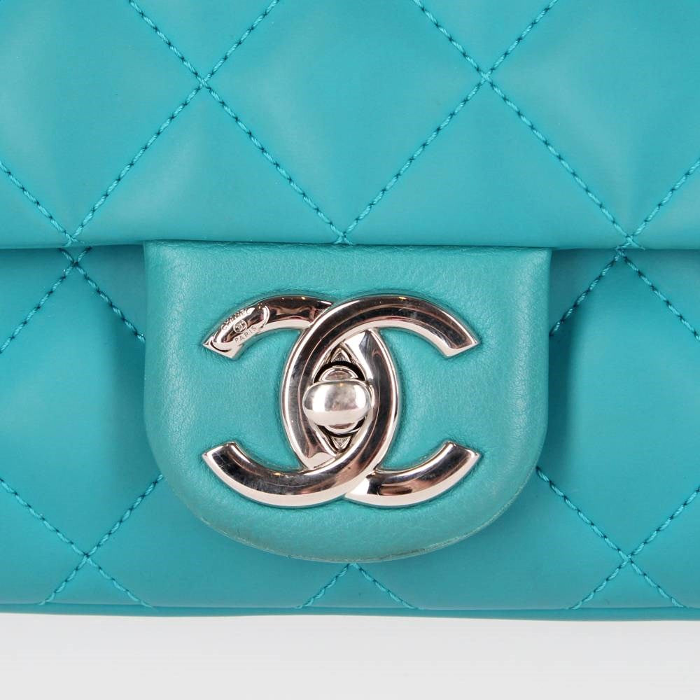 Top Quality Chanel Top Quality Chanel Teal Color Shoulder Bag