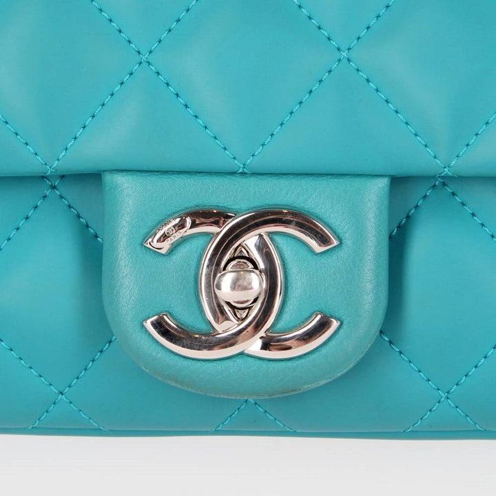 Top Quality Chanel Top Quality Chanel Teal Color Shoulder Bag