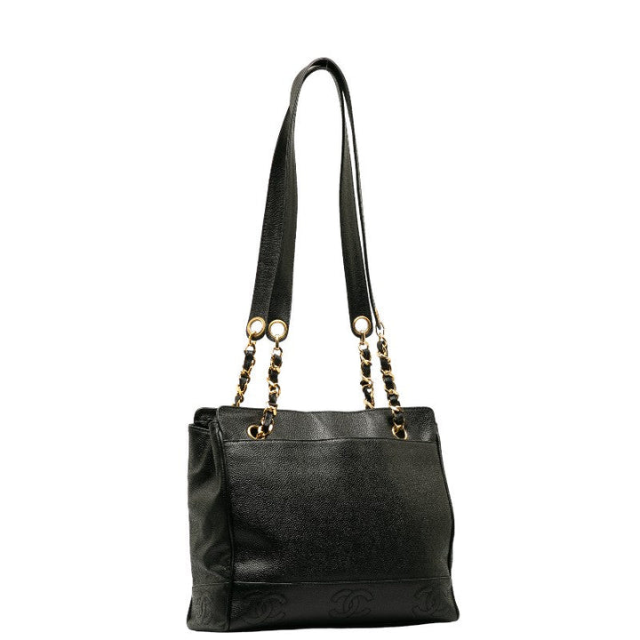Top Quality Chanel Vintage Triple Coca-Cola Chain  Bag Black Caviar  Lady Chanel