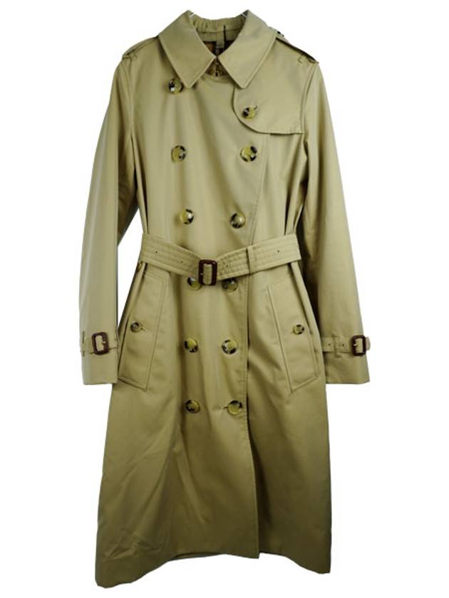 Burberry The Long Kensington Heritage Trench Coat Honey