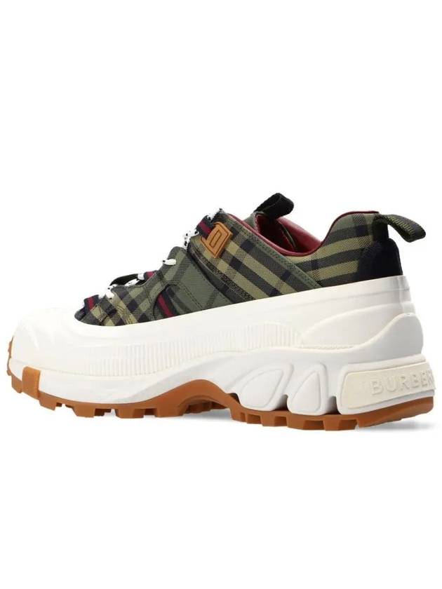 Top Quality Burberry Arthur Vintage Check Sneakers Green