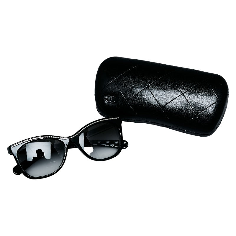 Top Quality Chanel Mattress Chain Sun Glasses 6041 Green Brown Plastic  Chanel