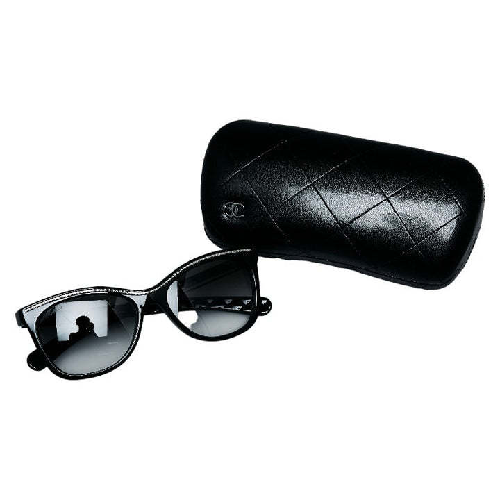Top Quality Chanel Mattress Chain Sun Glasses 6041 Green Brown Plastic  Chanel