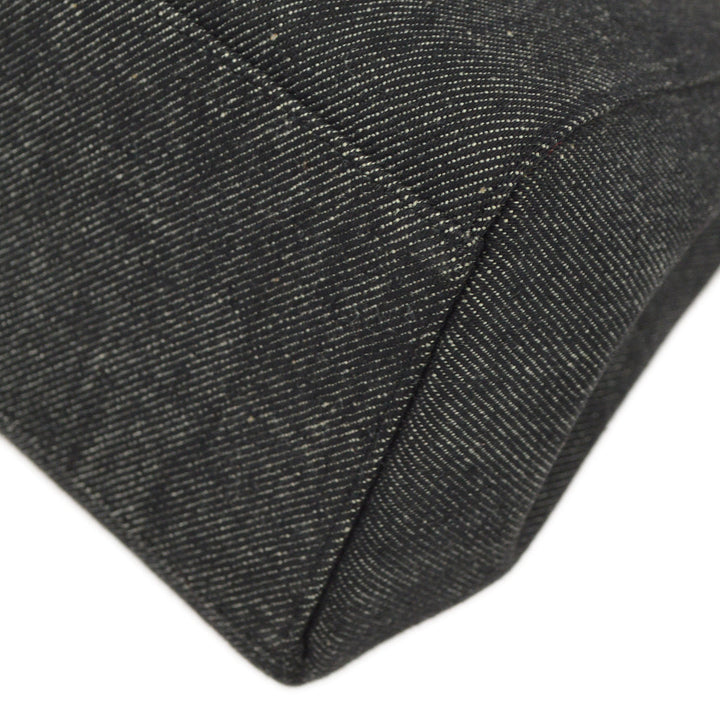 Top Quality Chanel Black Denim Handbag