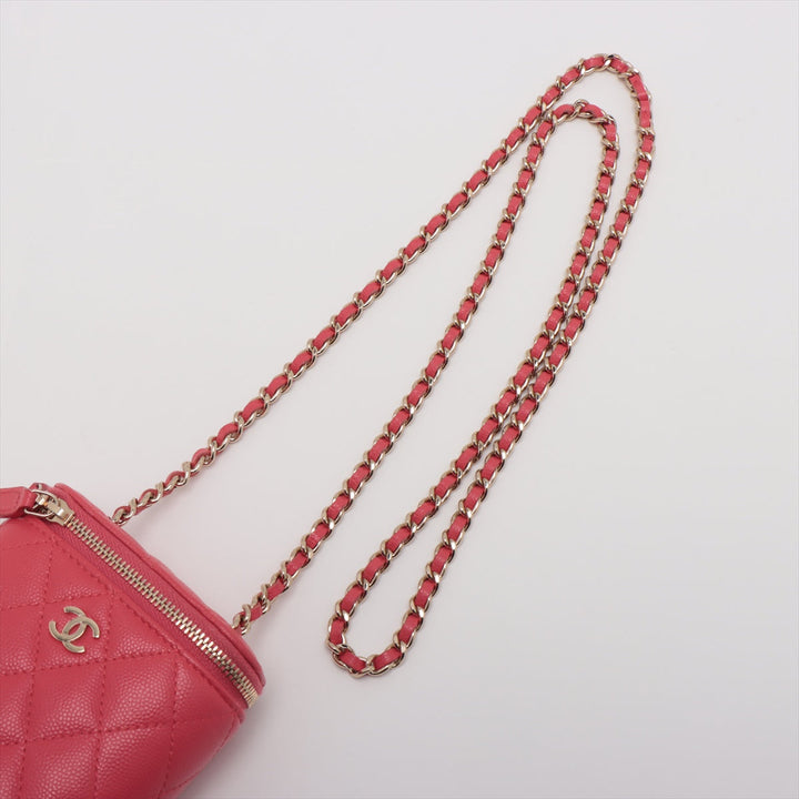 Top Quality Chanel Matrasse Caviar S Chain Shoulder Bag Pink G