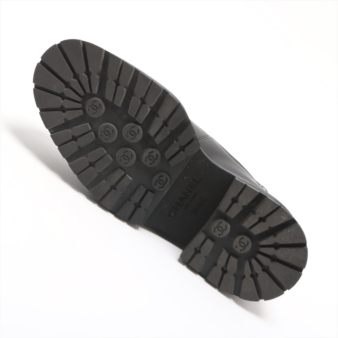 Top Quality Chanel Coco Patent Shoes 35.5  Black G39208