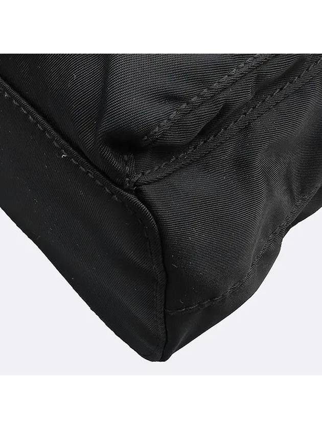 1BH029 Black color Re nylon mini backpack chain cross bag
