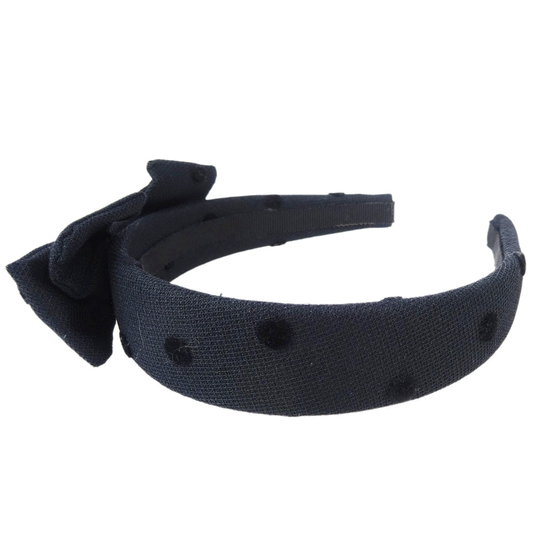 Top Quality Chanel Bow Headband Black