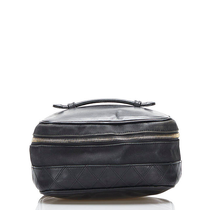 Top Quality Chanel Cocomark Vanity Bag Handbag Black Leather  Chanel
