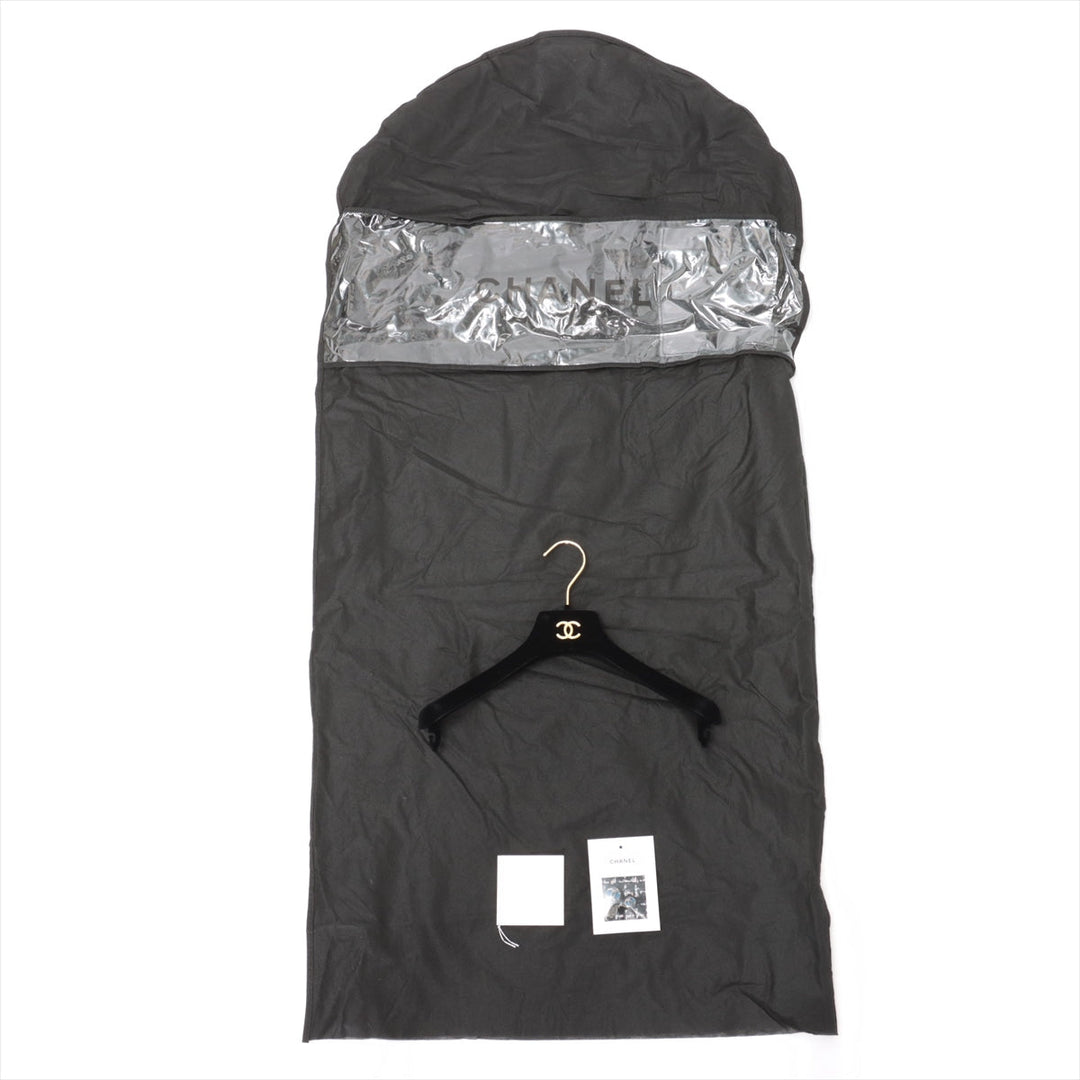 Top Quality Chanel Coconut Button P63 Twid Jacket 34 Black