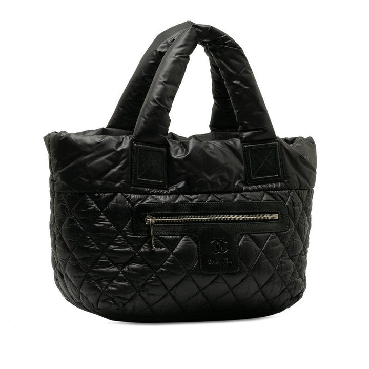 Top Quality Chanel Coca-Cola PM Coca-Cola Killing Tote Bag Black Nylon Leather  Chanel