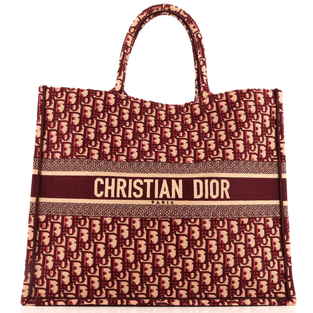 Top quality Dior Book Tote Oblique Canvas Large