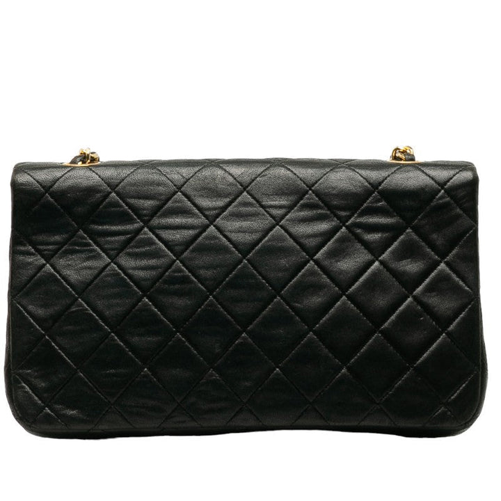 Top Quality Chanel Matrace 23 Cocomark Full Flap Chain  houlder Bag Black Leather  Chanel