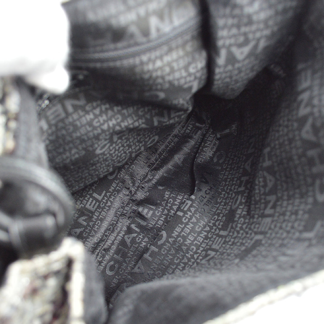 Top Quality Chanel 2006-2008 Tweed Camellia Messenger Bag