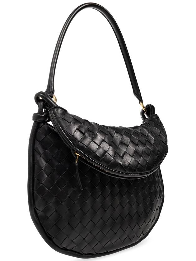 Bottega veneta Intrecciato Gemelli Medium Tote Bag Black
