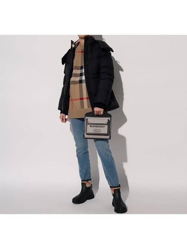 Burberry Detachable Hooded Nylon Padding Black